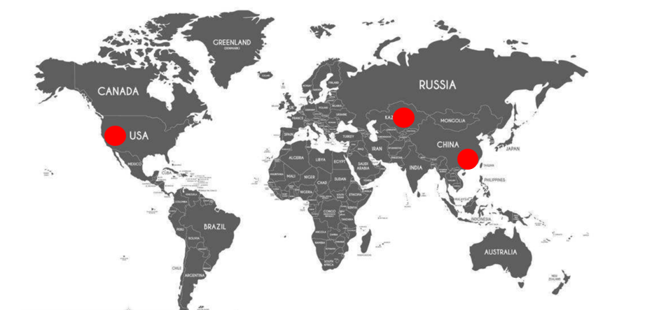 Global Presence Map